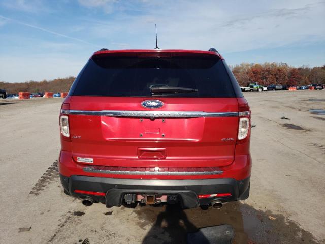 1FMHK8D87CGA38506 - 2012 FORD EXPLORER XLT BURGUNDY photo 6