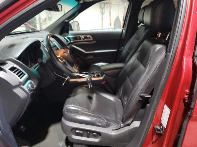 1FMHK8D87CGA38506 - 2012 FORD EXPLORER XLT BURGUNDY photo 7