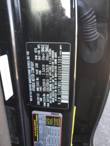 5XYZWDLA6DG061385 - 2013 HYUNDAI SANTA FE S Siyah fotoğraf 12