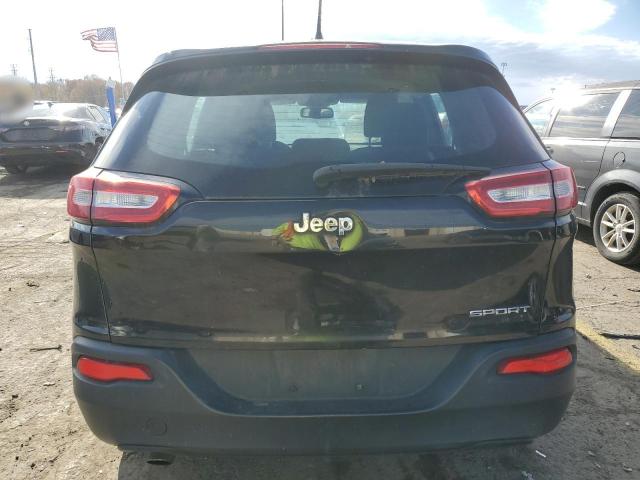 1C4PJLAB2EW163766 - 2014 JEEP CHEROKEE SPORT BLACK photo 6