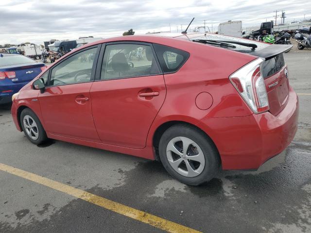 JTDKN3DU6D0338159 - 2013 TOYOTA PRIUS წითელი ფოტო 2