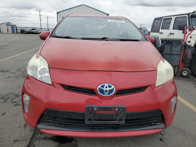 JTDKN3DU6D0338159 - 2013 TOYOTA PRIUS წითელი ფოტო 5