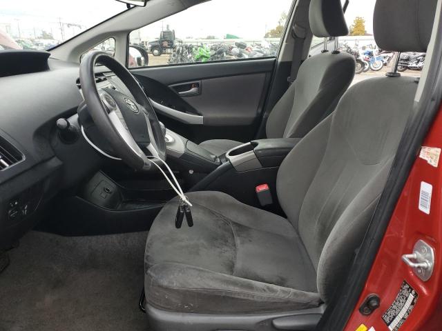 JTDKN3DU6D0338159 - 2013 TOYOTA PRIUS წითელი ფოტო 7