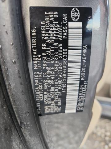 4T1BF28B94U360306 - 2004 TOYOTA AVALON XL GRAY photo 12