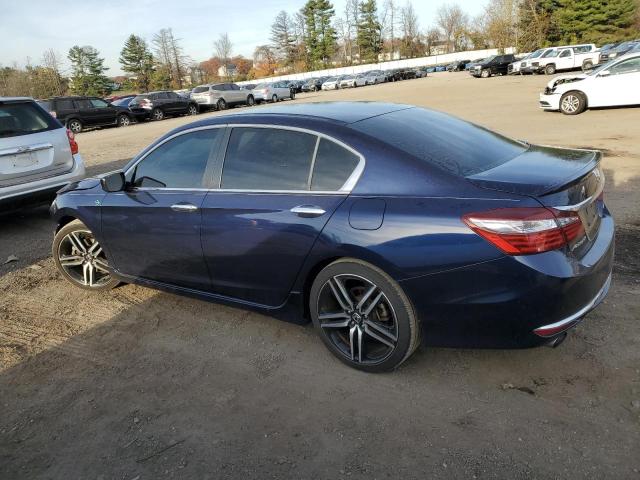 1HGCR2F54GA059866 - 2016 HONDA ACCORD SPORT BLUE photo 2