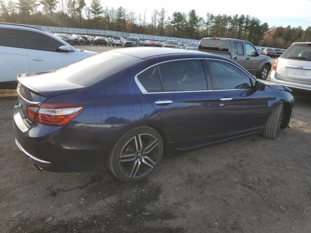 1HGCR2F54GA059866 - 2016 HONDA ACCORD SPORT BLUE photo 3