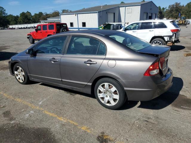 19XFA1F51BE026682 - 2011 HONDA CIVIC LX GRAY photo 2