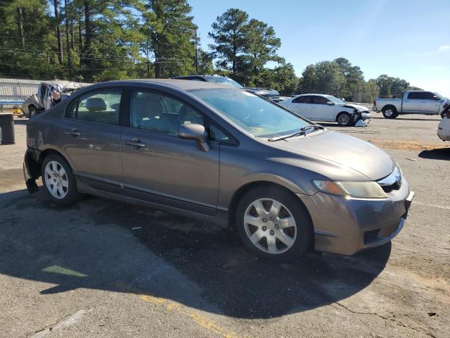 19XFA1F51BE026682 - 2011 HONDA CIVIC LX GRAY photo 4