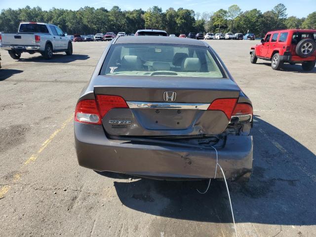 19XFA1F51BE026682 - 2011 HONDA CIVIC LX GRAY photo 6