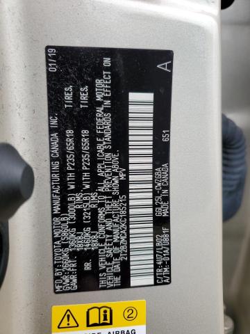 2T2BZMCA2KC185215 - 2019 LEXUS RX 350 BASE 米色 照片 14