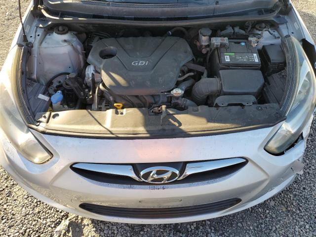 KMHCU4AE7CU266773 - 2012 HYUNDAI ACCENT GLS 银色 照片 11