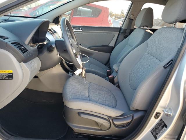 KMHCU4AE7CU266773 - 2012 HYUNDAI ACCENT GLS 银色 照片 7