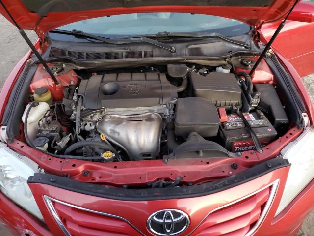 4T4BF3EK5BR196226 - 2011 TOYOTA CAMRY BASE أحمر صورة 11