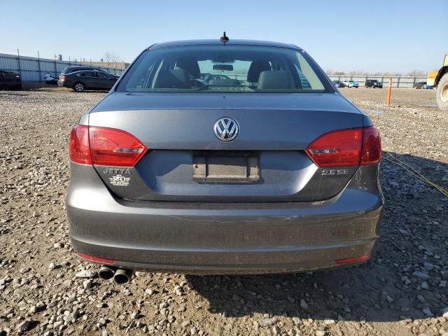 3VWDZ7AJ6BM362760 - 2011 VOLKSWAGEN JETTA SE SILVER photo 6