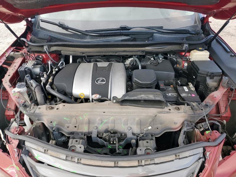 2T2ZZMCA2HC086403 - 2017 LEXUS RX 350 BASE RED photo 12