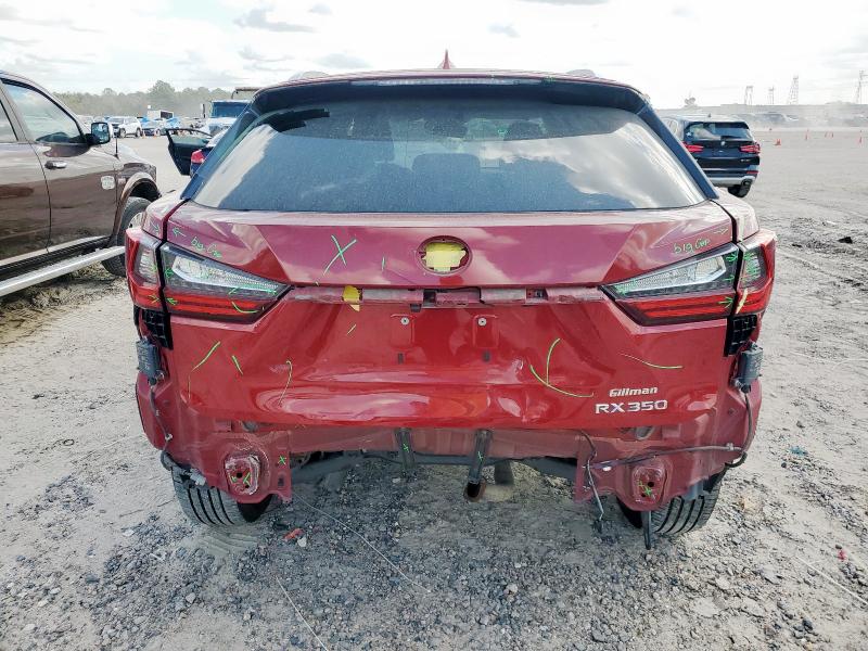 2T2ZZMCA2HC086403 - 2017 LEXUS RX 350 BASE RED photo 6