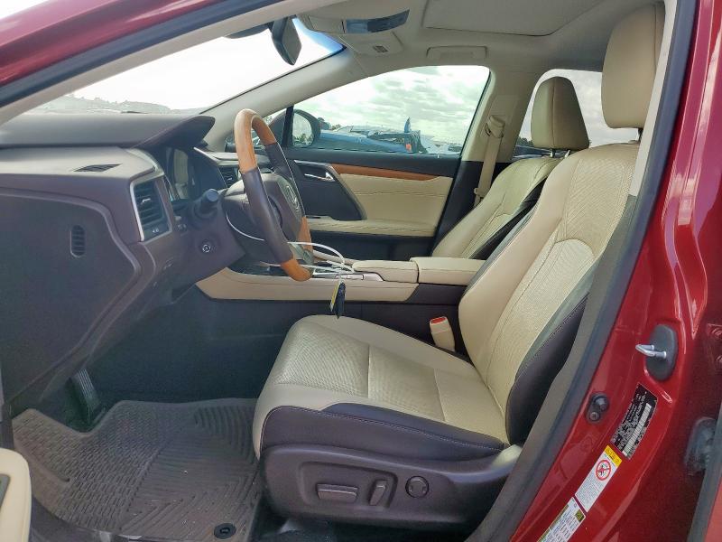 2T2ZZMCA2HC086403 - 2017 LEXUS RX 350 BASE RED photo 7