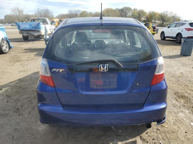 JHMGE8H23AS023717 - 2010 HONDA FIT BLUE photo 6