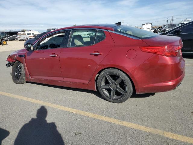 5XXGN4A75DG213260 - 2013 KIA OPTIMA EX RED photo 2