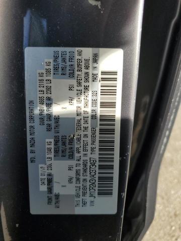 JM1CR2W3XA0373497 - 2010 MAZDA 5 ნაცრისფერი ფოტო 13