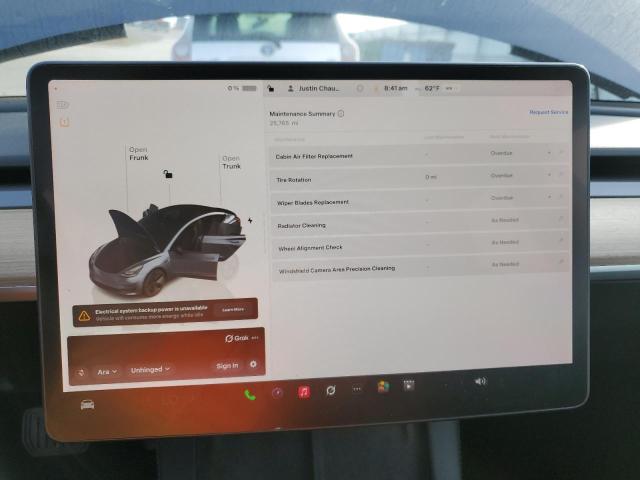 5YJ3E1EA3PF581477 - 2023 TESLA MODEL 3 გრაფიტი ფოტო 9