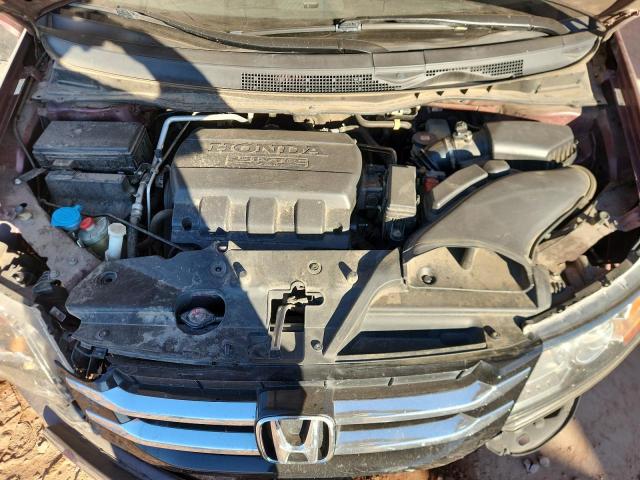 5FNRL5H60GB083851 - 2016 HONDA ODYSSEY EXL BURGUNDY photo 12