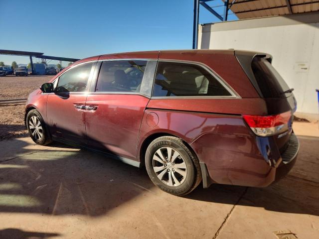 5FNRL5H60GB083851 - 2016 HONDA ODYSSEY EXL BURGUNDY photo 2