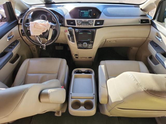 5FNRL5H60GB083851 - 2016 HONDA ODYSSEY EXL BURGUNDY photo 8