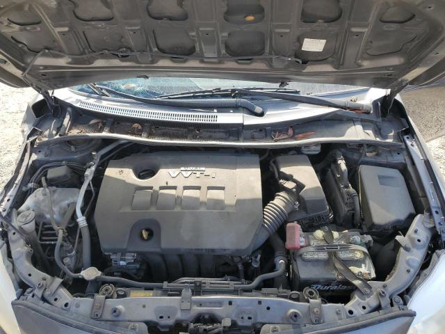 JTDBU4EEXA9107594 - 2010 TOYOTA COROLLA BASE GRAY photo 11