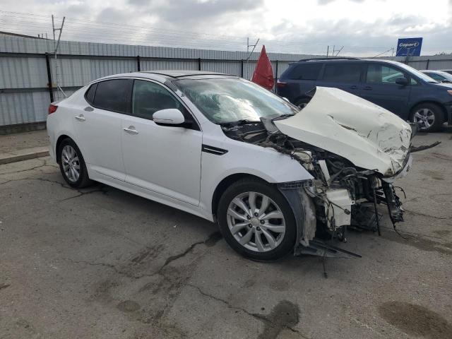 5XXGN4A72FG408817 - 2015 KIA OPTIMA EX WHITE photo 4