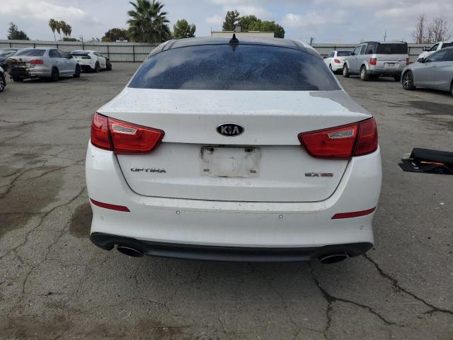 5XXGN4A72FG408817 - 2015 KIA OPTIMA EX WHITE photo 6