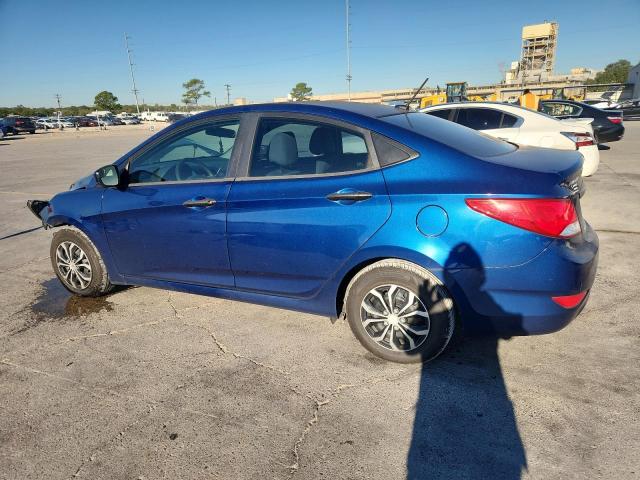 KMHCT4AEXFU906885 - 2015 HYUNDAI ACCENT GLS BLUE photo 2