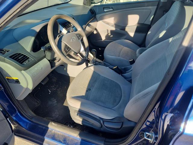 KMHCT4AEXFU906885 - 2015 HYUNDAI ACCENT GLS BLUE photo 7