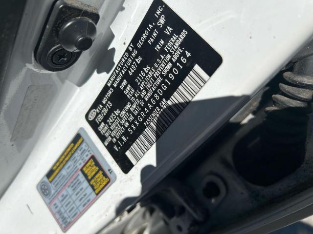 5XXGR4A68DG190164 - 2013 KIA OPTIMA SX 白色 照片 10