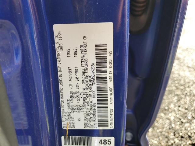 3TMLB5JN3RM084999 - 2024 TOYOTA TACOMA DOUBLE CAB 蓝色 照片 13