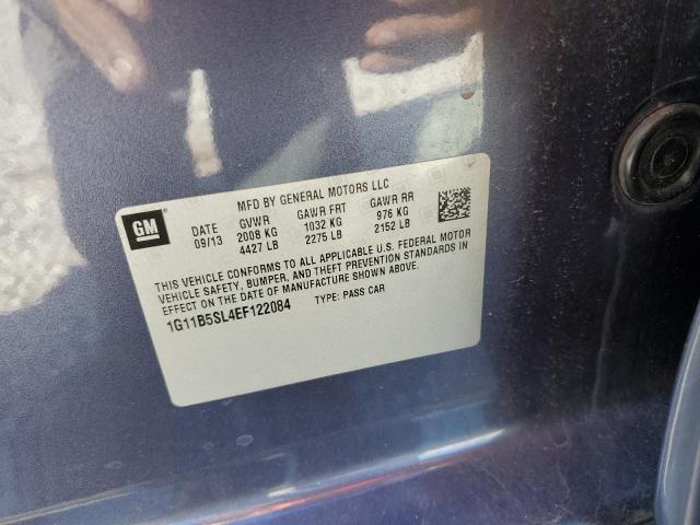 1G11B5SL4EF122084 - 2014 CHEVROLET MALIBU LS BLUE photo 12