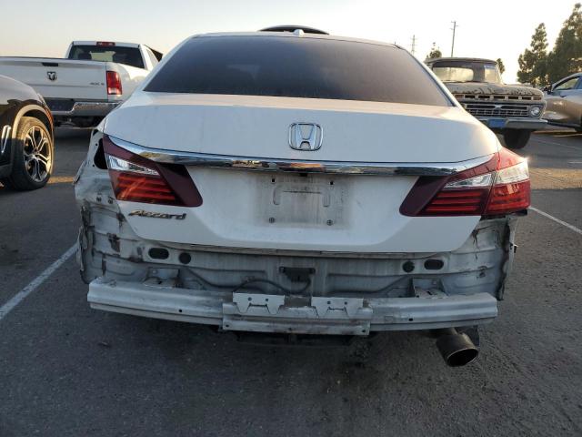 1HGCR2F70GA147721 - 2016 HONDA ACCORD EX WHITE photo 6