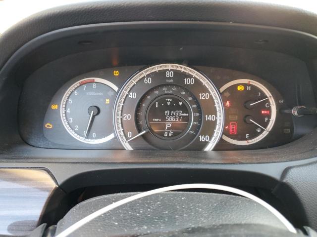 1HGCR2F70GA147721 - 2016 HONDA ACCORD EX WHITE photo 9