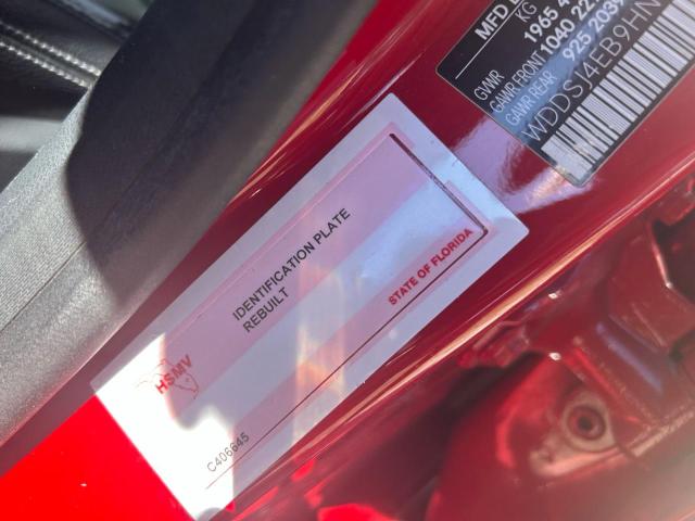 WDDSJ4EB9HN439077 - 2017 MERCEDES-BENZ CLA 250 红色 照片 11