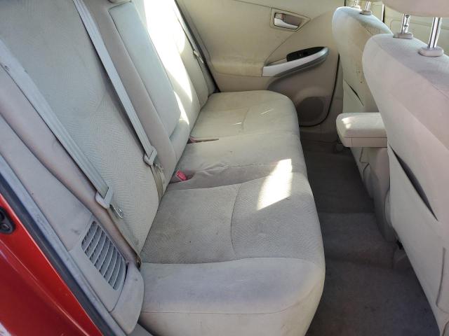 JTDKN3DUXA1107030 - 2010 TOYOTA PRIUS წითელი ფოტო 10