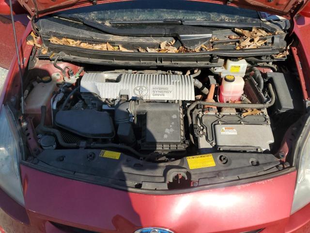 JTDKN3DUXA1107030 - 2010 TOYOTA PRIUS წითელი ფოტო 11