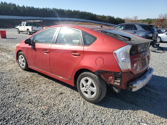 JTDKN3DUXA1107030 - 2010 TOYOTA PRIUS წითელი ფოტო 2