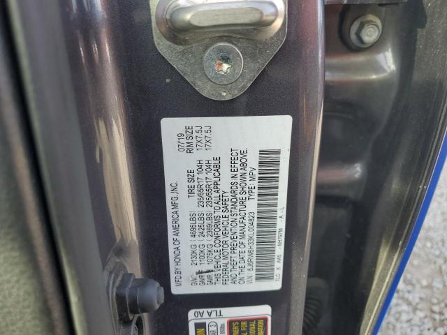 5J6RW6H33KL004823 - 2019 HONDA CR-V LX Azul foto 13