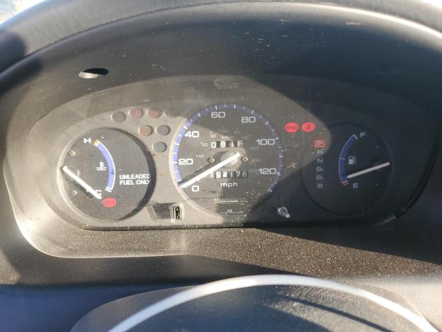 1HGEJ6229VL040802 - 1997 HONDA CIVIC DX SILVER photo 9