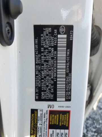 4T1BK3EK3BU614238 - 2011 TOYOTA CAMRY SE 白色 照片 12