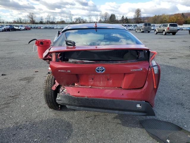 JTDKBRFU4H3566397 - 2017 TOYOTA PRIUS 红色 照片 6
