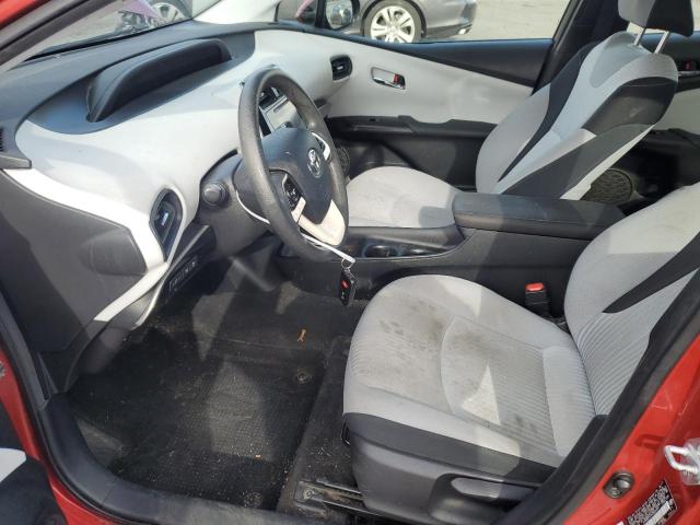 JTDKBRFU4H3566397 - 2017 TOYOTA PRIUS 红色 照片 7