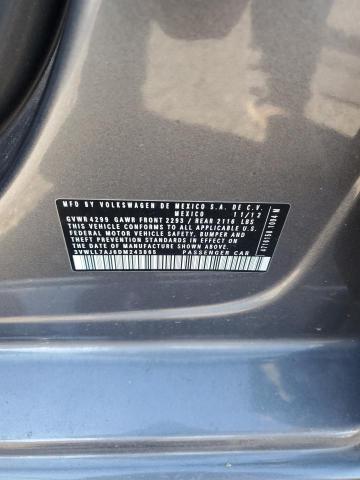 3VWLL7AJ6DM243865 - 2013 VOLKSWAGEN JETTA TDI Boz foto 12