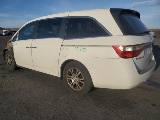 5FNRL5H68DB071054 - 2013 HONDA ODYSSEY EXL WHITE photo 2