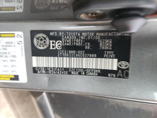 2T1BR32E86C627889 - 2006 TOYOTA COROLLA CE Boz foto 12